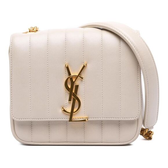 Pre Loved saint laurent Women White Crossbody Bags - Picture 1 of 8